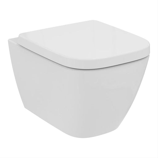Ideal Standard i.Life S Compact Wall Mounted WC Bowl with Horizontal Outlet & Rimless+ Technology - Unbeatable Bathrooms