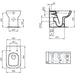Ideal Standard i.Life A Back To Wall WC Bowl with Horizontal Outlet & Rimless+ Technology - Unbeatable Bathrooms