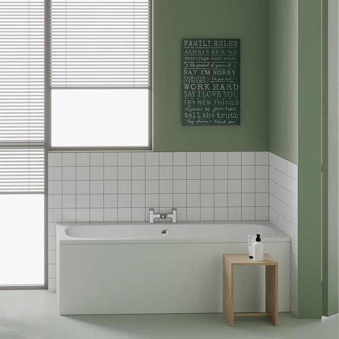 Ideal Standard i.Life 170 X 75cm Double Ended Bath - No Tapholes - Unbeatable Bathrooms