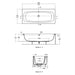 Ideal Standard i.Life 170 X 75cm Double Ended Bath - No Tapholes - Unbeatable Bathrooms