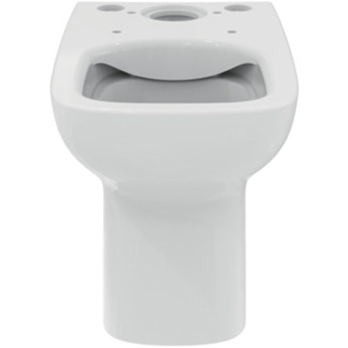 Ideal Standard i.Life A Close Coupled Compact Back To Wall WC Bowl with Horizontal Outlet & Rimless+ Technology - Unbeatable Bathrooms