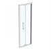 Ideal Standard i.Life Infold Door with Idealclean Clear Glass - Bright Silver - Unbeatable Bathrooms
