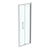 Ideal Standard i.Life Infold Door with Idealclean Clear Glass - Bright Silver - Unbeatable Bathrooms