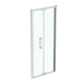 Ideal Standard i.Life Infold Door with Idealclean Clear Glass - Bright Silver - Unbeatable Bathrooms