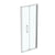 Ideal Standard i.Life Infold Door with Idealclean Clear Glass - Bright Silver - Unbeatable Bathrooms