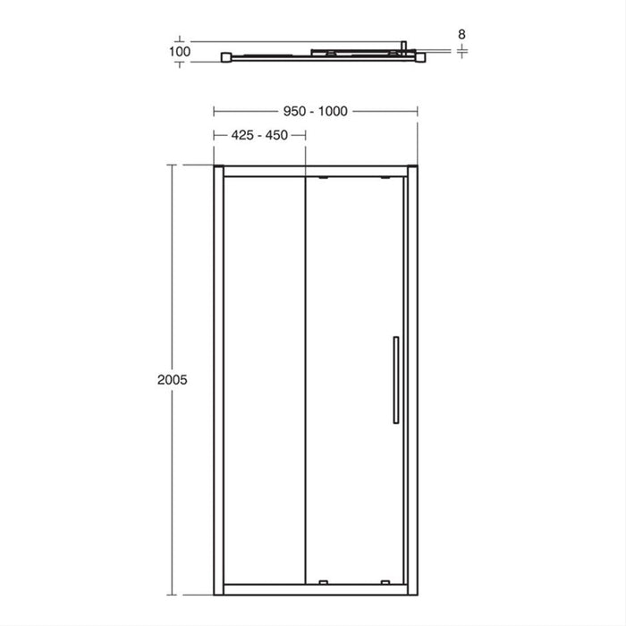 Ideal Standard i.Life Slider Door - Unbeatable Bathrooms