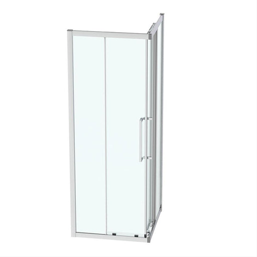 Ideal Standard i.Lifecorner Entry Enclosure with Idealclean Clear Glass - Bright Silver - Unbeatable Bathrooms