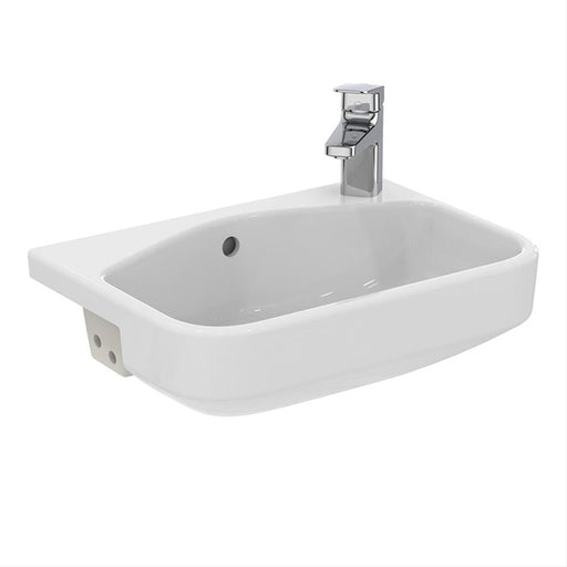 Ideal Standard i.Life S 50cm Compact Semi-Countertop Washbasin - Unbeatable Bathrooms