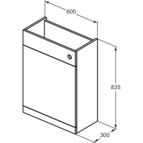 Ideal Standard i.Life A 60cm WC Unit - Unbeatable Bathrooms
