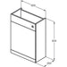 Ideal Standard i.Life A 60cm WC Unit - Unbeatable Bathrooms