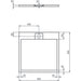 Ideal Standard Ultra Flat S i.Life Square Shower Tray - Unbeatable Bathrooms
