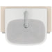 Ideal Standard i.Life A 60cm Semi-Countertop Washbasin Unit - Unbeatable Bathrooms
