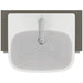 Ideal Standard i.Life A 60cm Semi-Countertop Washbasin Unit - Unbeatable Bathrooms
