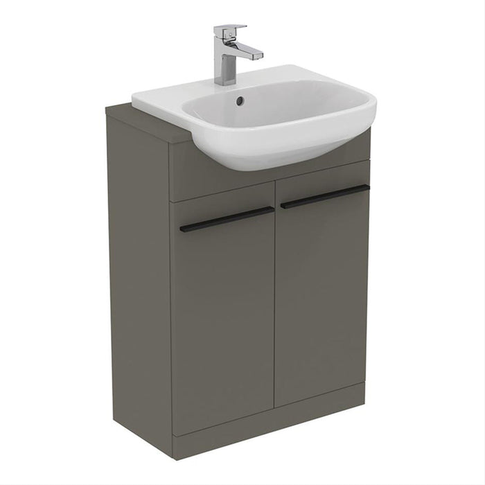 Ideal Standard i.Life A 60cm Semi-Countertop Washbasin Unit - Unbeatable Bathrooms