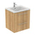Ideal Standard i.Life B 60cm / 80cm / 100cm 2 Drawer Wall Hung Vanity Unit - Unbeatable Bathrooms