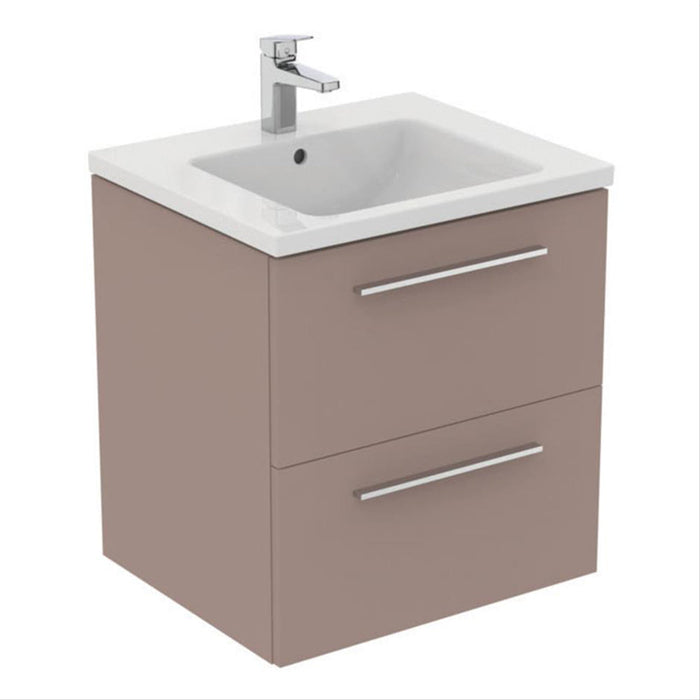 Ideal Standard i.Life B 60cm / 80cm / 100cm 2 Drawer Wall Hung Vanity Unit - Unbeatable Bathrooms