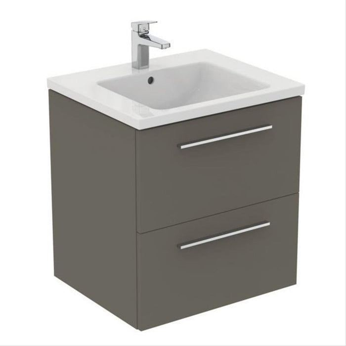 Ideal Standard i.Life B 60cm / 80cm / 100cm 2 Drawer Wall Hung Vanity Unit - Unbeatable Bathrooms
