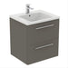 Ideal Standard i.Life B 60cm / 80cm / 100cm 2 Drawer Wall Hung Vanity Unit - Unbeatable Bathrooms