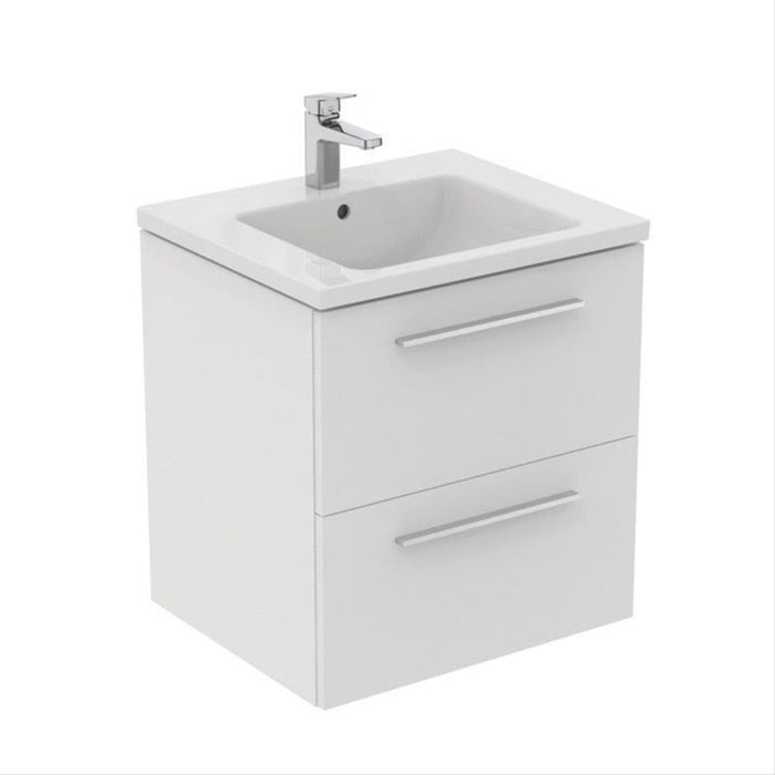Ideal Standard i.Life B 60cm / 80cm / 100cm 2 Drawer Wall Hung Vanity Unit - Unbeatable Bathrooms