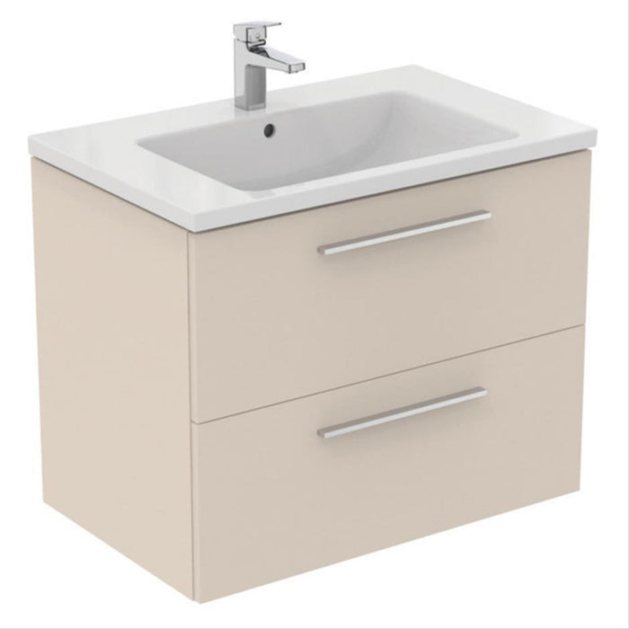 Ideal Standard i.Life B 60cm / 80cm / 100cm 2 Drawer Wall Hung Vanity Unit - Unbeatable Bathrooms