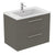 Ideal Standard i.Life B 60cm / 80cm / 100cm 2 Drawer Wall Hung Vanity Unit - Unbeatable Bathrooms