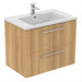 Ideal Standard i.Life B 60cm / 80cm / 100cm 2 Drawer Wall Hung Vanity Unit - Unbeatable Bathrooms