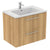 Ideal Standard i.Life B 60cm / 80cm / 100cm 2 Drawer Wall Hung Vanity Unit - Unbeatable Bathrooms
