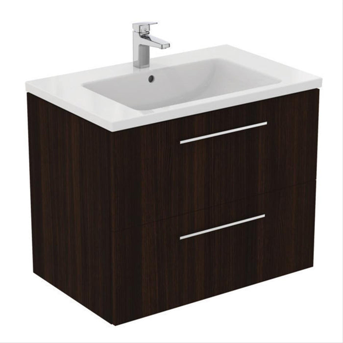 Ideal Standard i.Life B 60cm / 80cm / 100cm 2 Drawer Wall Hung Vanity Unit - Unbeatable Bathrooms