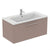 Ideal Standard i.Life B 60cm / 80cm / 100cm 1 Drawer Wall Hung Vanity Unit - Unbeatable Bathrooms