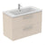 Ideal Standard i.Life B 60cm / 80cm / 100cm 2 Drawer Wall Hung Vanity Unit - Unbeatable Bathrooms