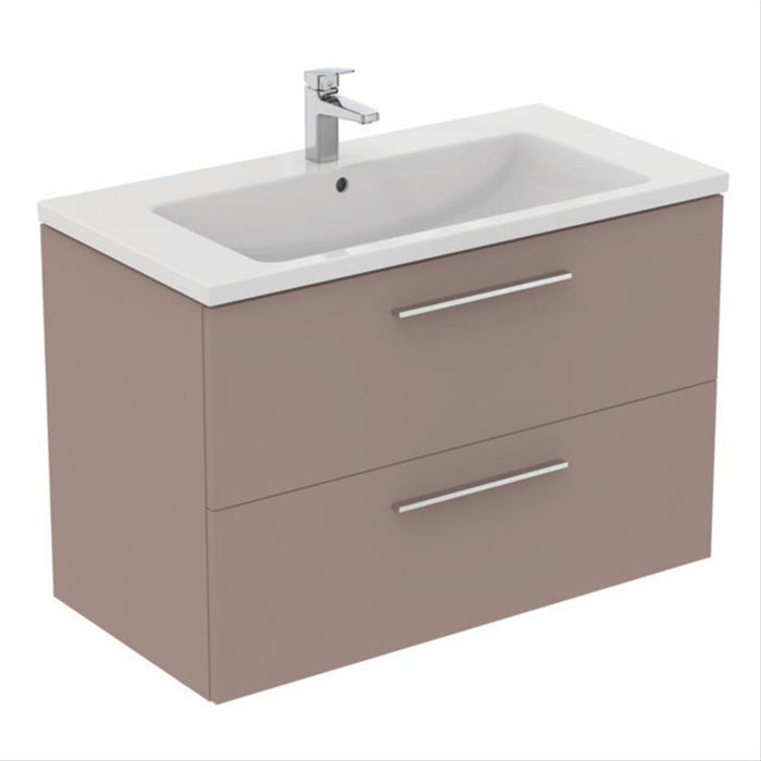 Ideal Standard i.Life B 60cm / 80cm / 100cm 2 Drawer Wall Hung Vanity Unit - Unbeatable Bathrooms