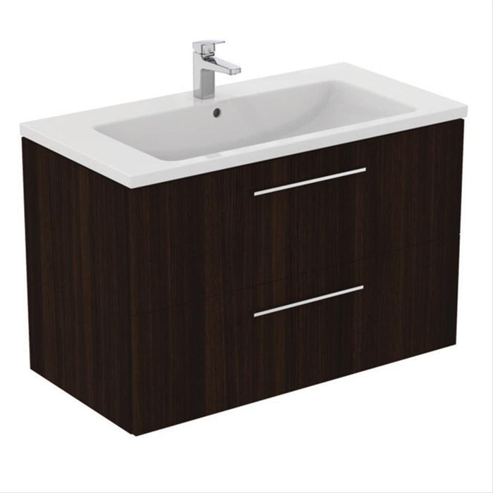 Ideal Standard i.Life B 60cm / 80cm / 100cm 2 Drawer Wall Hung Vanity Unit - Unbeatable Bathrooms