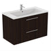 Ideal Standard i.Life B 60cm / 80cm / 100cm 2 Drawer Wall Hung Vanity Unit - Unbeatable Bathrooms