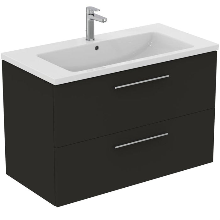 Ideal Standard i.Life B 60cm / 80cm / 100cm 2 Drawer Wall Hung Vanity Unit - Unbeatable Bathrooms