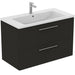Ideal Standard i.Life B 60cm / 80cm / 100cm 2 Drawer Wall Hung Vanity Unit - Unbeatable Bathrooms