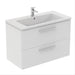 Ideal Standard i.Life B 60cm / 80cm / 100cm 2 Drawer Wall Hung Vanity Unit - Unbeatable Bathrooms