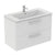 Ideal Standard i.Life B 60cm / 80cm / 100cm 2 Drawer Wall Hung Vanity Unit - Unbeatable Bathrooms
