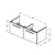 Ideal Standard i.Life B 60cm / 80cm / 100cm 2 Drawer Wall Hung Vanity Unit - Unbeatable Bathrooms
