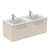 Ideal Standard i.Life B 60cm / 80cm / 100cm 2 Drawer Wall Hung Vanity Unit - Unbeatable Bathrooms