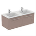 Ideal Standard i.Life B 60cm / 80cm / 100cm 2 Drawer Wall Hung Vanity Unit - Unbeatable Bathrooms