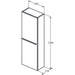 Ideal Standard i.Life S 40cm Compact Half Column Unit - Unbeatable Bathrooms