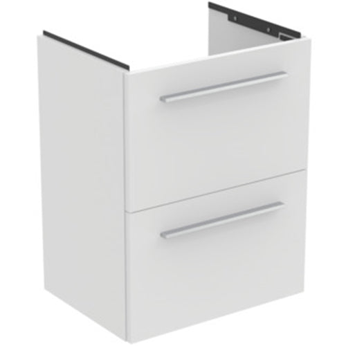 Ideal Standard i.Life S 50cm / 60cm / 80cm Compact 2 Drawer Wall Hung Vanity Unit - Unbeatable Bathrooms