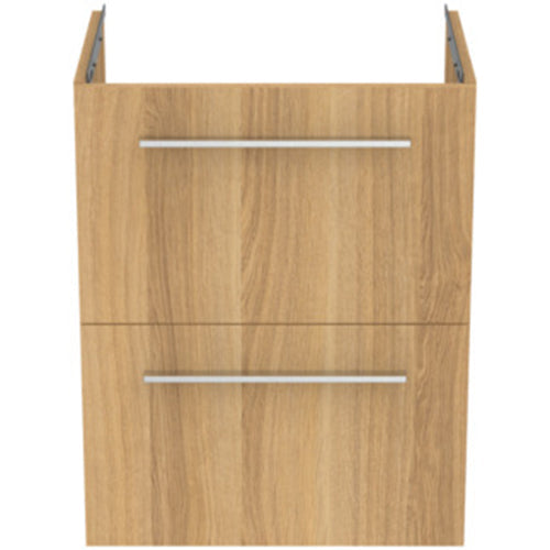 Ideal Standard i.Life S 50cm / 60cm / 80cm Compact 2 Drawer Wall Hung Vanity Unit - Unbeatable Bathrooms