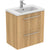 Ideal Standard i.Life S 50cm / 60cm / 80cm Compact 2 Drawer Wall Hung Vanity Unit - Unbeatable Bathrooms
