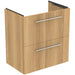 Ideal Standard i.Life S 50cm / 60cm / 80cm Compact 2 Drawer Wall Hung Vanity Unit - Unbeatable Bathrooms