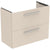 Ideal Standard i.Life S 50cm / 60cm / 80cm Compact 2 Drawer Wall Hung Vanity Unit - Unbeatable Bathrooms