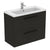 Ideal Standard i.Life S 50cm / 60cm / 80cm Compact 2 Drawer Wall Hung Vanity Unit - Unbeatable Bathrooms