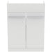 Ideal Standard i.Life S 60cm Compact Semi Countertop Washbasin Unit with 2 Doors - Unbeatable Bathrooms