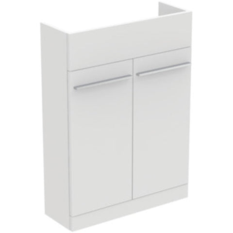 Ideal Standard i.Life S 60cm Compact Semi Countertop Washbasin Unit with 2 Doors - Unbeatable Bathrooms