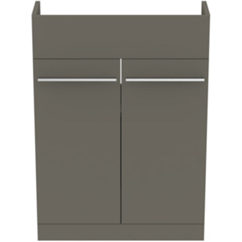 Ideal Standard i.Life S 60cm Compact Semi Countertop Washbasin Unit with 2 Doors - Unbeatable Bathrooms